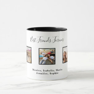 Bästa vänner för alltid BFF-fotot i anpassningsbar Mugg