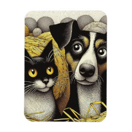 Bästa vänner för alltid: en ljuvlig Duo Magnet