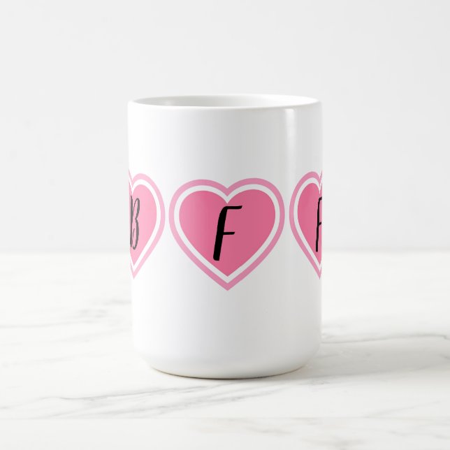 Bästa vänner för alltid kaffemugg (Center)