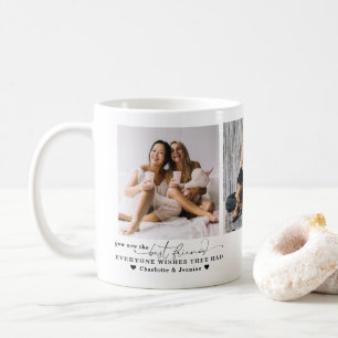 Bästa vänner för alltid   Modern BFF - minimalt 3- Kaffemugg