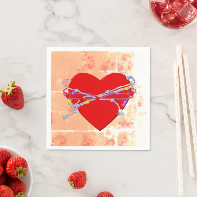 Bästa vänner för alltid pappersservett (Insitu)