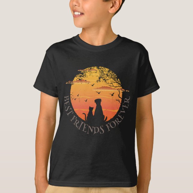 Bästa vänner för alltid t shirt (Framsida)
