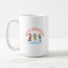 BÄSTA VÄNNER FÖR ALLTID, VÄNSKAP, VÄNDAGEN KAFFEMUGG