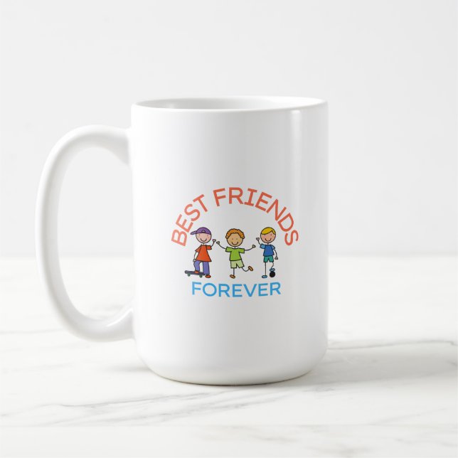 BÄSTA VÄNNER FÖR ALLTID, VÄNSKAP, VÄNDAGEN KAFFEMUGG (Vänster)