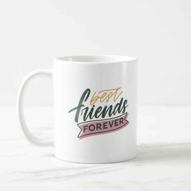 Bästa vänner för alltid - Vänskapens gåva - Kaffemugg (Vänster)