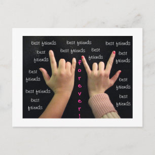 Bästa vänner för alltid! Vykort