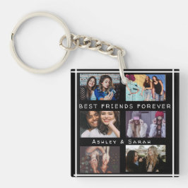 Bästa vänner för BFF Anpassningsbar 6 Fotokollage