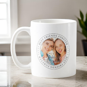 Bästa vänner för BFF - enkelt modernt foto Kaffemugg