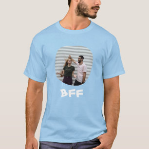 Bästa vänner för BFF överför ditt fyrkantiga foto T Shirt