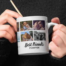 Bästa Vänner För Evigt Foto Collage Kaffemugg
