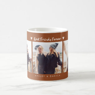 Bästa Vänner För Evigt Foto Flera Foto Terrakotta Kaffemugg