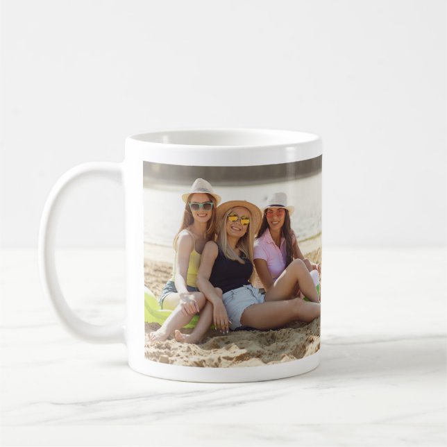 Bästa vänner för foto kaffemugg (Vänster)