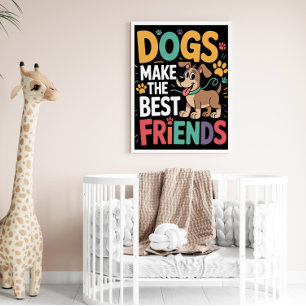 Bästa vänner för Hundar Poster