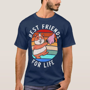 Bästa vänner för Life Cute Guinea Gris T Shirt