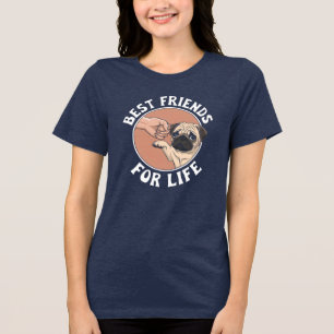 Bästa vänner för Life T-Shirt Puppy, människa oc