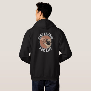 Bästa vänner för Life T-Shirt Puppy, människa oc Hoodie