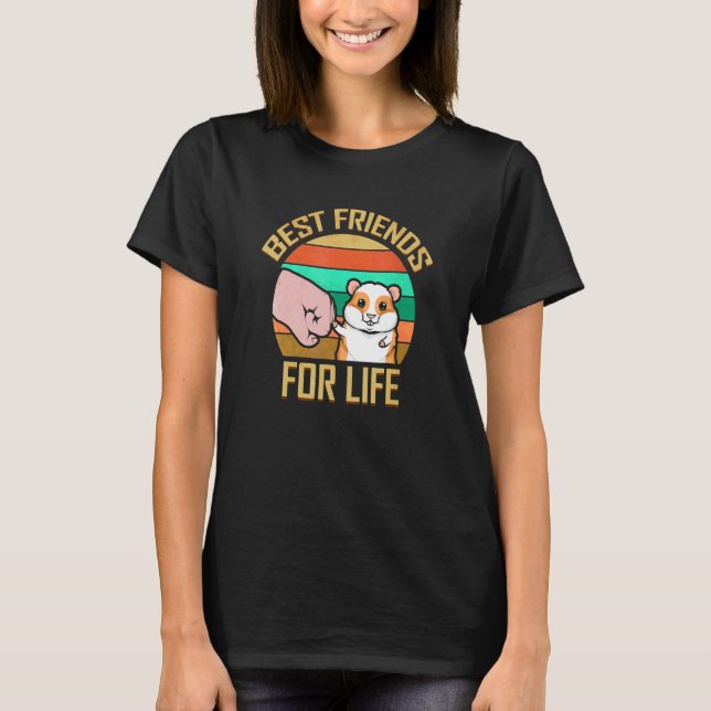 Bästa vänner för livet marsvin t shirt (Framsida)