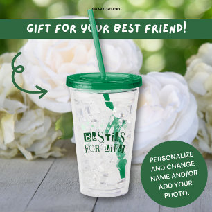 "Bästa vänner för livet" Present till bästa vän BF Take Away Mugg