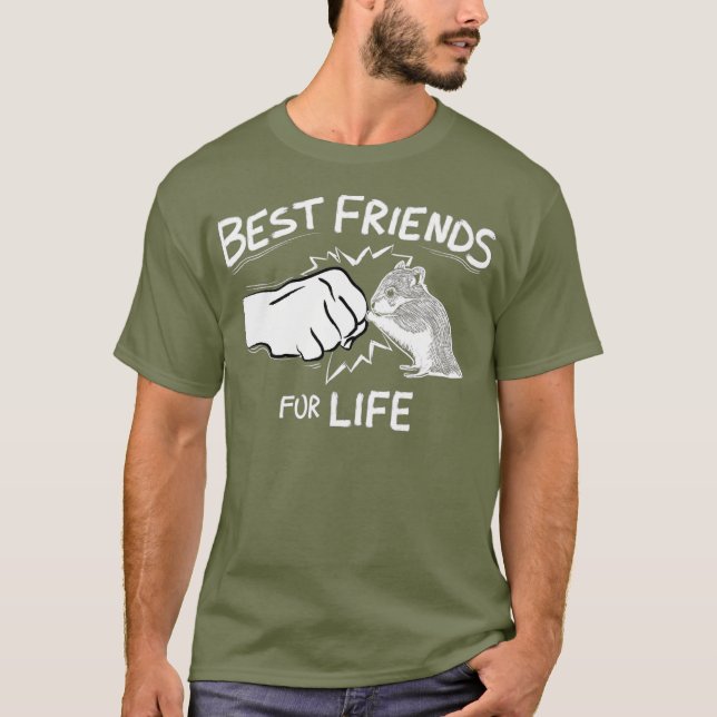 Bästa vänner för livets gåva Hamster T Shirt (Framsida)