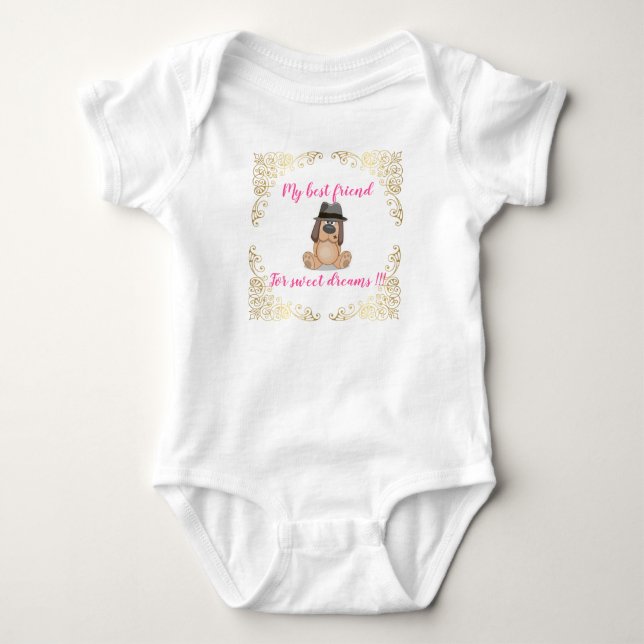 Bästa vänner för söta drömmar t shirt (Framsida)
