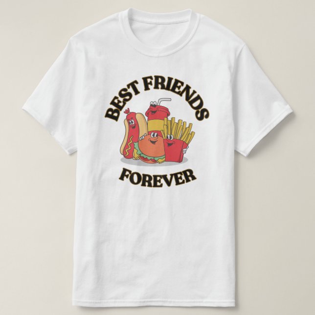 Bästa vänner för T-shirt (Design framsida)