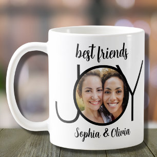 Bästa vänner-foto kaffemugg