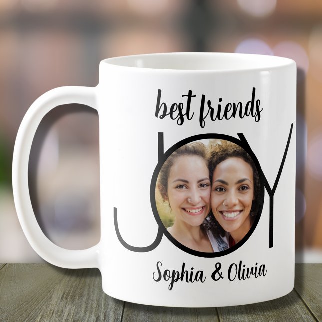 Bästa vänner-foto kaffemugg (Skapare uppladdad)