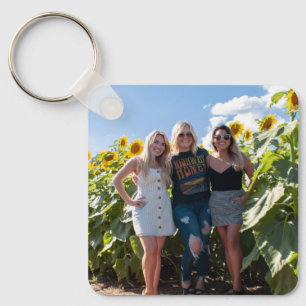 Bästa vänner-foto nyckelring