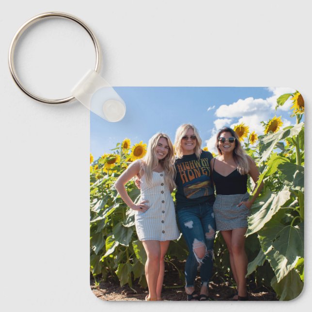 Bästa vänner-foto nyckelring (Framsida)