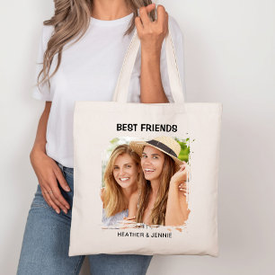 Bästa vänner-foto tygkasse