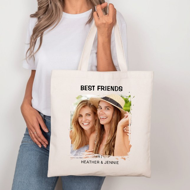 Bästa vänner-foto tygkasse (Skapare uppladdad)