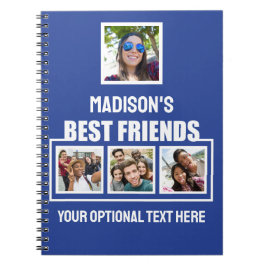 Bästa vänner, foton, anpassningsbar och färg anteckningsbok