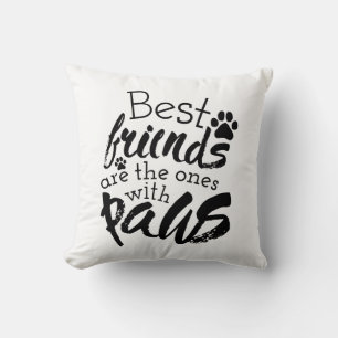 Bästa vänner har Tass Hund Assion Citotis Bestie Kudde