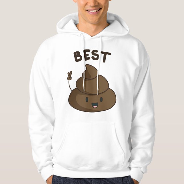 Bästa vänner hoodie (Framsida)