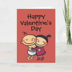 Bästa vänner Hugger Helgkort