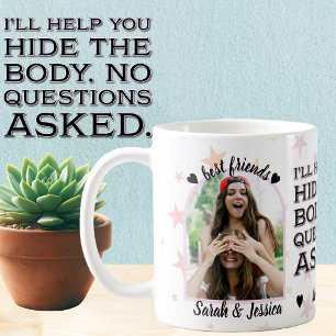 Bästa vänner i Crime Photo MugMug Kaffemugg