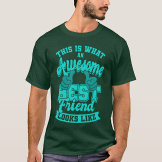 Bästa vänner i fantastisk citerar BFF-retro T Shirt