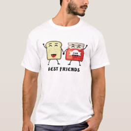 Bästa vänner - Jam och bröd - Rolig illustration T Shirt