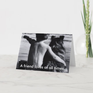 Bästa vänner-kort kort