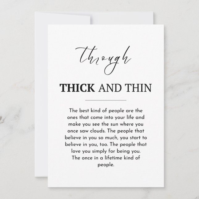 Bästa vänner-kort, meningsfullt vänskap-kort julkort (Framsida)