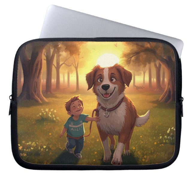 Bästa vänner laptop fodral (Framsidan)