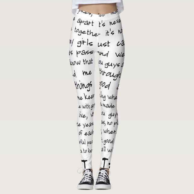 Bästa vänner leggings (Framsida)