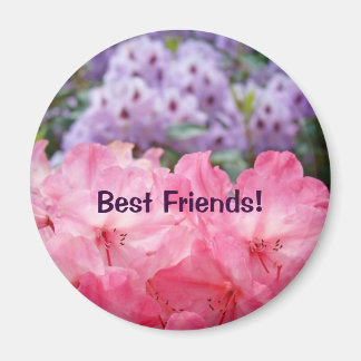 Bästa vänner! magnet Rosa Lavendel Rhododendron