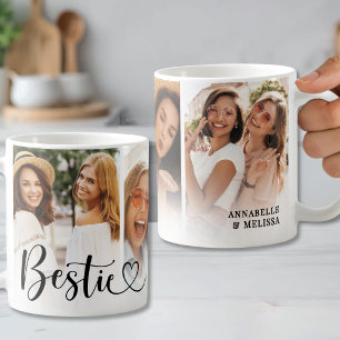 Bästa vänner manus hjärta bästa vän foto kaffemugg