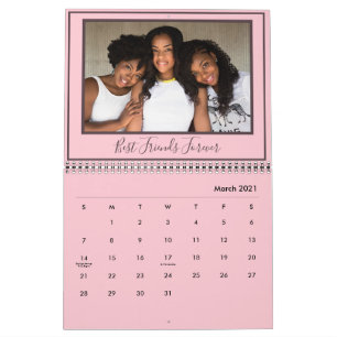 Bästa vänner - Modern foto för Anpassningsbar R Kalender