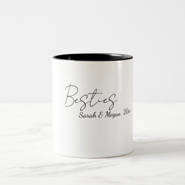 Bästa vänner-mugg Två-Tonad mugg (Center)