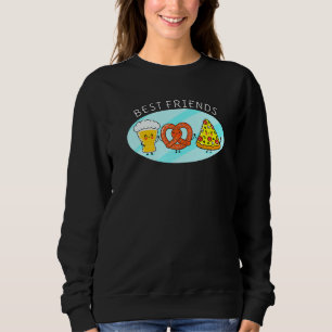 Bästa vänner Öl pretzel Pizza Bakning Pretzel Bröd T Shirt