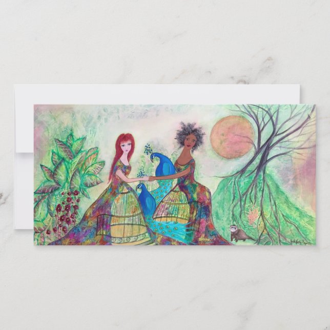 Bästa vänner Original Art Kort (Framsida)