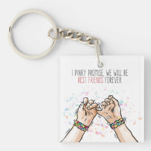 Bästa vänner Pinky Promise Keychain