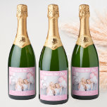 Bästa vänner rosa pastel-foto namn party<br><div class="desc">En gåva till din eller dina bästa vänner för en födelsedagsfest,  en Möhippa,  jul eller ett speciellt evenemang. Vit text: Vänner för livet,  skriven med ett skript från trendig stil. Anpassa och använda ditt eget foto och namn(er) En gigantisk rosa-pastellbakgrund färg.</div>